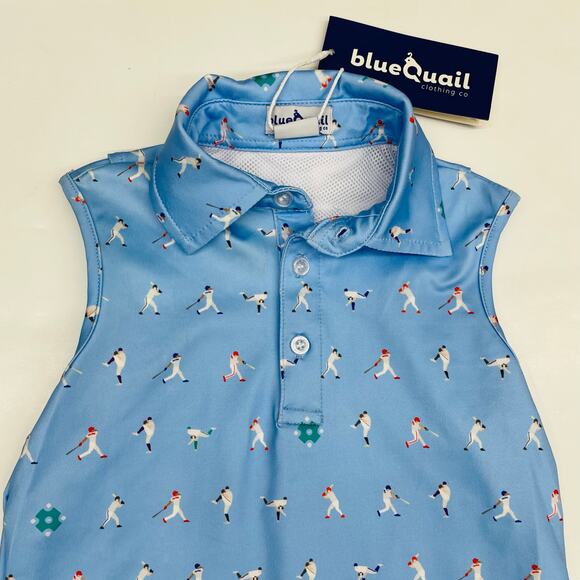 NWT Blue Quail Size 8 Batter Up Polo Dress - Picture 3 of 6